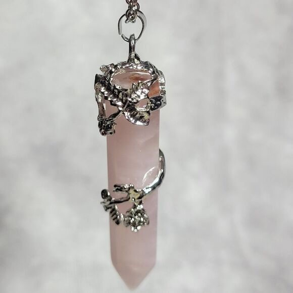 Galilea Rose Quartz Pendant and Bracelets - Picture 8 of 16